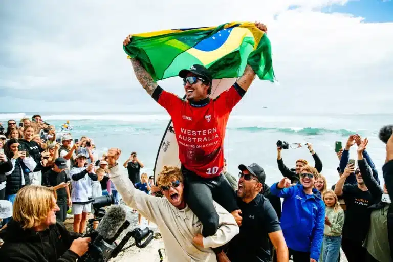 Campe&atilde;o em Margaret River, Gabriel Medina se inspirou em astro da NBA