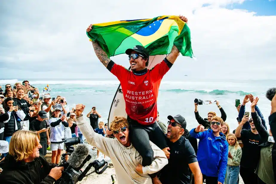 Campe&atilde;o em Margaret River, Gabriel Medina se inspirou em astro da NBA
