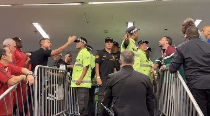 Clima de Fla-Flu! Dirigentes de Flamengo e Fluminense batem boca nos vesti&aacute;rios