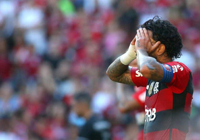 &ldquo;Ele mandou essa. Meteu a faca&rdquo;; Gabigol toma atitude inusitada ap&oacute;s quebrar jejum de gols&nbsp;no&nbsp;Flamengo