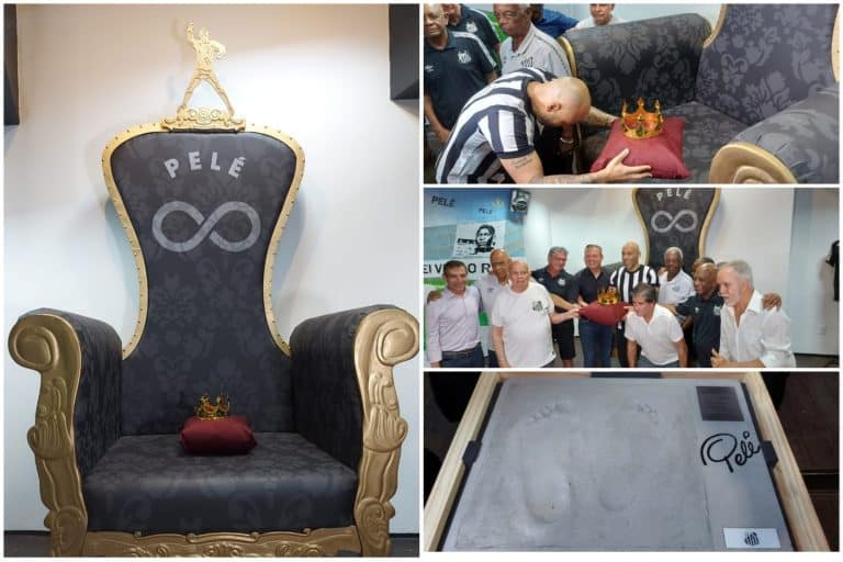 Tributo ao Rei Pel&eacute;: Santos inaugura espa&ccedil;o na Vila Belmiro
