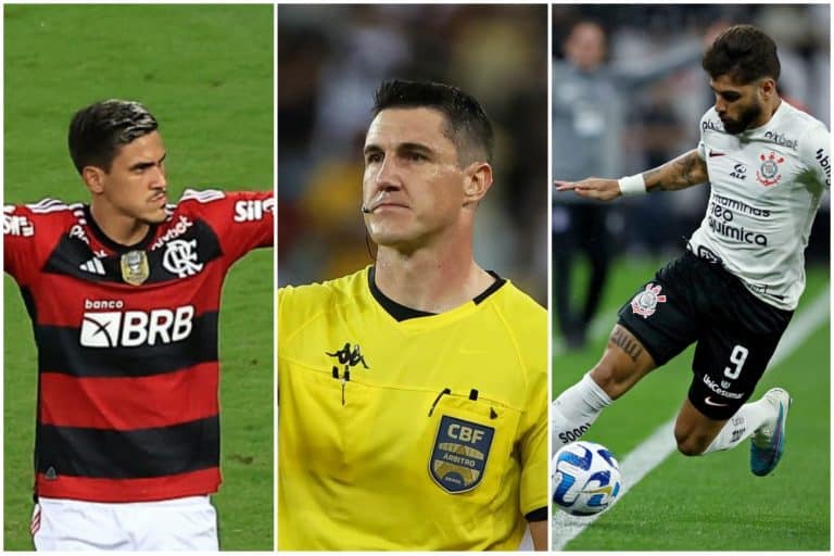 Vai dar bom? &Aacute;rbitro de Flamengo x Corinthians desperta d&uacute;vidas das torcidas e o motivo surpreende