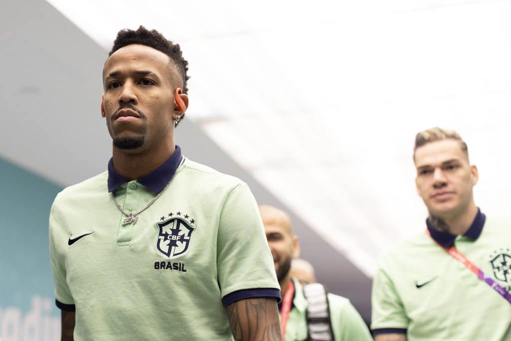 Foto: (Lucas Figueiredo/CBF) - &Eacute;der Milit&atilde;o, da Sele&ccedil;&atilde;o Brasileira e ex-S&atilde;o Paulo
