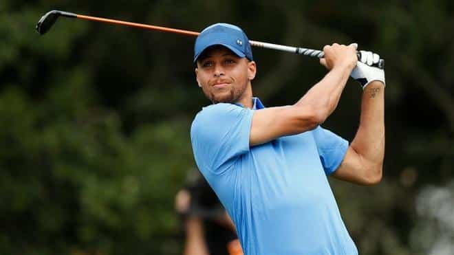 Inevit&aacute;vel! Stephen Curry acerta tacada improv&aacute;vel e faz hist&oacute;ria no golf
