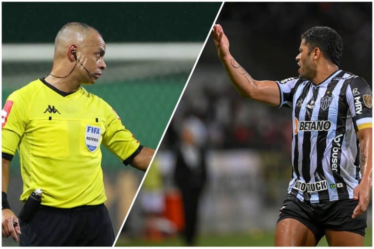Hulk acusa o &aacute;rbitro Wilton Pereira Sampaio
