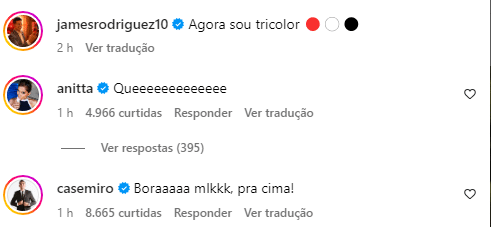 Anitta, astro da NBA e mais! Contrata&ccedil;&atilde;o de James Rodr&iacute;guez no S&atilde;o Paulo quebra web