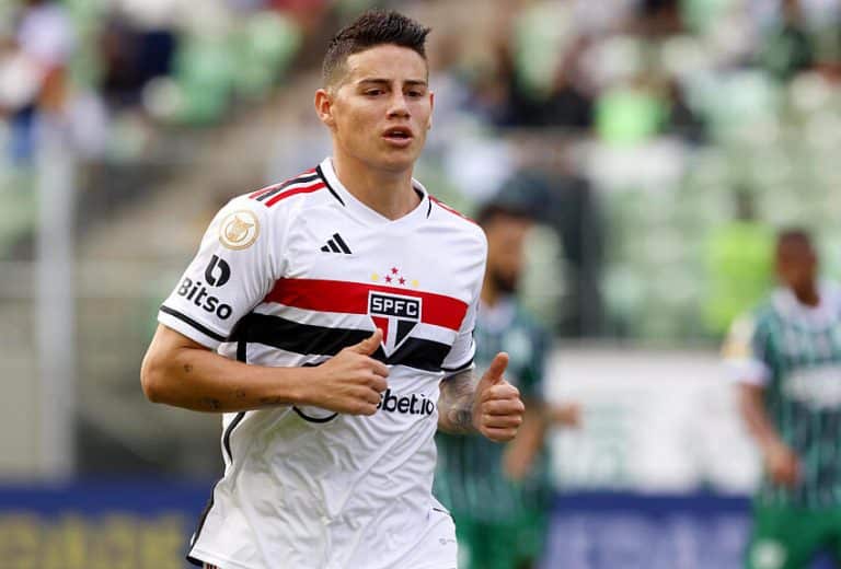 S&atilde;o Paulo carimba James Rodr&iacute;guez na Sele&ccedil;&atilde;o da Col&ocirc;mbia