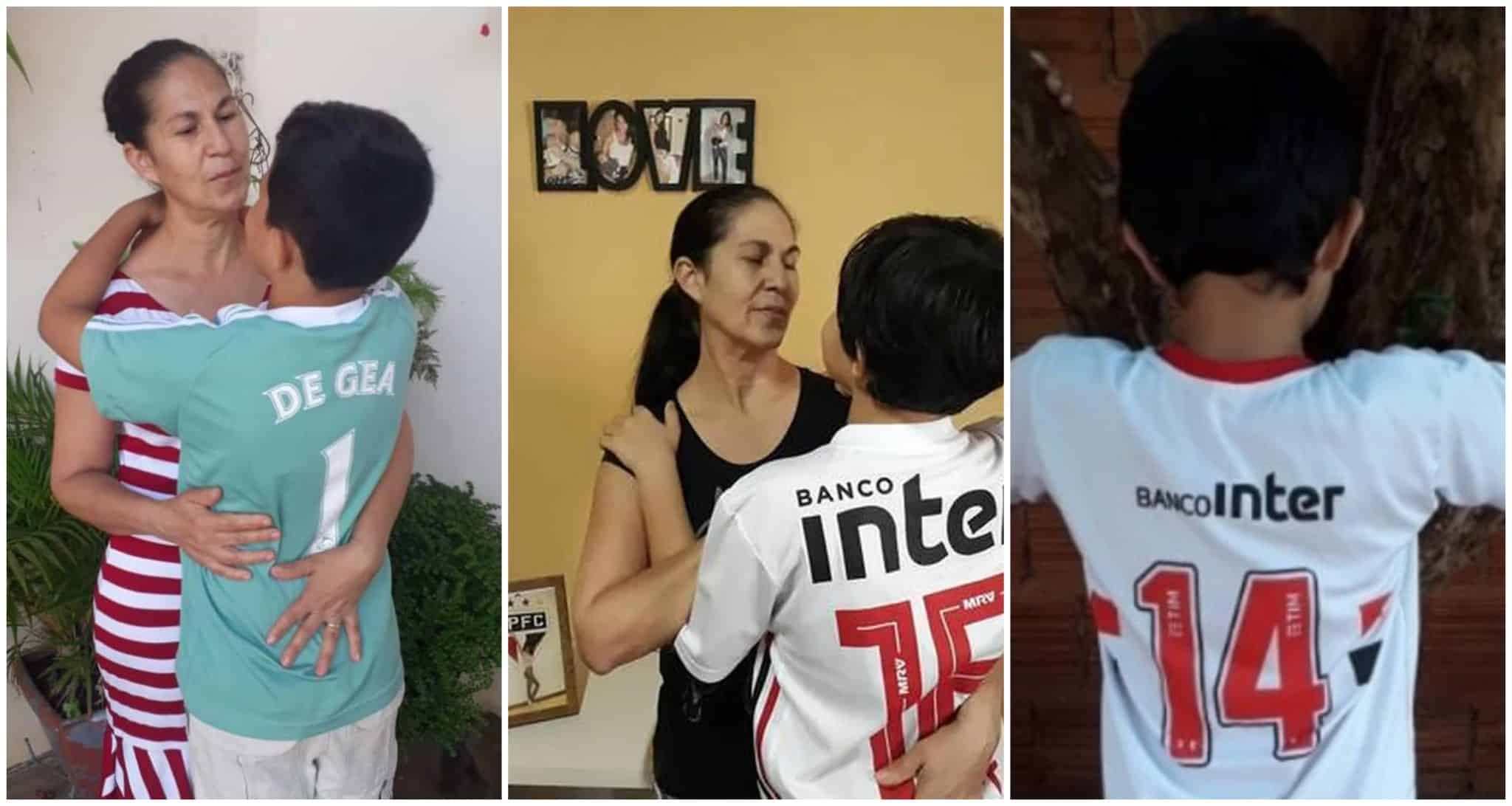 Filho do Goleiro Bruno com Eliza Samudio, Bruno Samudio &eacute; torcedor do S&atilde;o Paulo