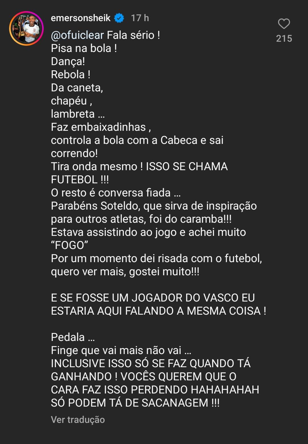 EST&Aacute; DANDO O QUE FALAR! Lance de Soteldo repercute e tem APOIO de&nbsp;CAMPE&Atilde;O&nbsp;MUNDIAL